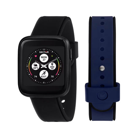 Smartwatch SECTOR S-04 Colours gomma nero - Special kit