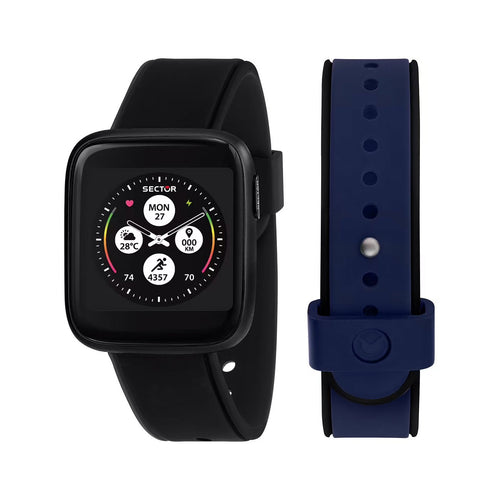 Smartwatch SECTOR S-04 Colours gomma nero - Special kit