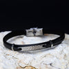 Bracciale SECTOR uomo Bandy pelle nero / acciaio