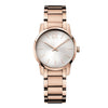 Orologio CALVIN KLEIN donna City solo tempo oro rosa / bianco