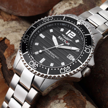 Orologio SECTOR uomo 230 datario acciaio / nero Limited Edition