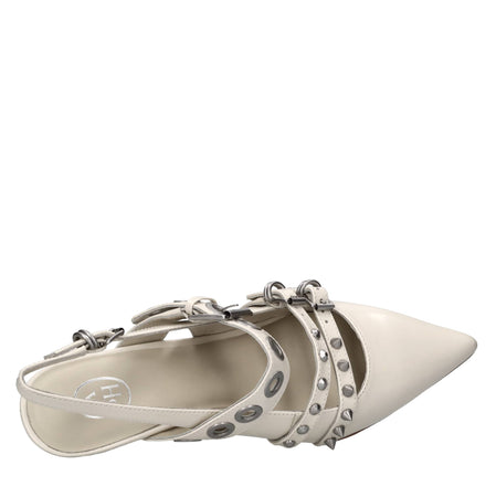 ASH Scarpe con Tacco Beige da donna