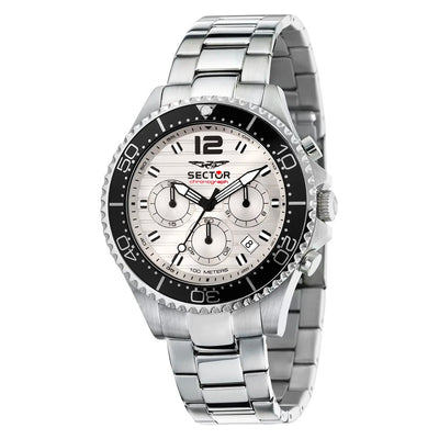 Orologio SECTOR uomo 230 cronografo acciaio / bianco Limited Edition