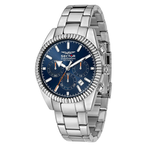 Orologio SECTOR uomo 240 cronografo acciaio / blu Limited Edition