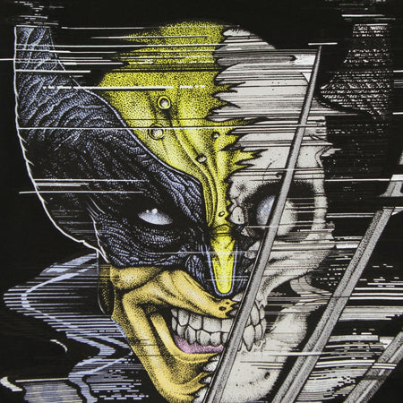 PRIMITIVE Felpa Cappuccio Uomo Wolverine Hood Black da uomo