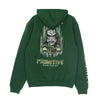 PRIMITIVE Felpa Cappuccio Uomo Doom Hood Dark Green da uomo