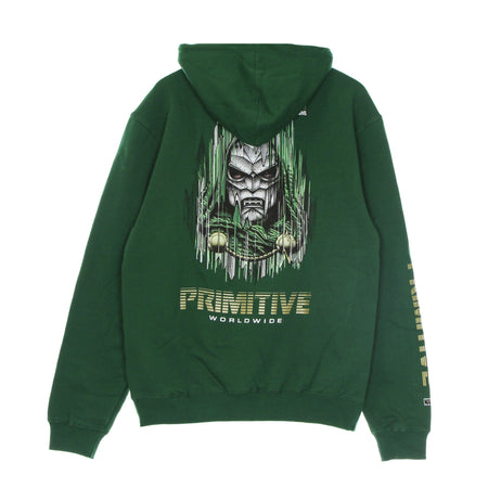 PRIMITIVE Felpa Cappuccio Uomo Doom Hood Dark Green da uomo