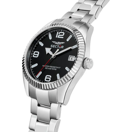 Orologio SECTOR uomo 240 datario acciaio / nero Limited Edition