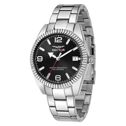 Orologio SECTOR uomo 240 datario acciaio / nero Limited Edition
