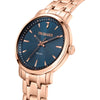 Orologio TRUSSARDI uomo T-couple tempo oro rosa / blu