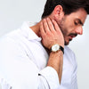 Orologio LUCIEN ROCHAT uomo GarCon cronografo pelle / bianco
