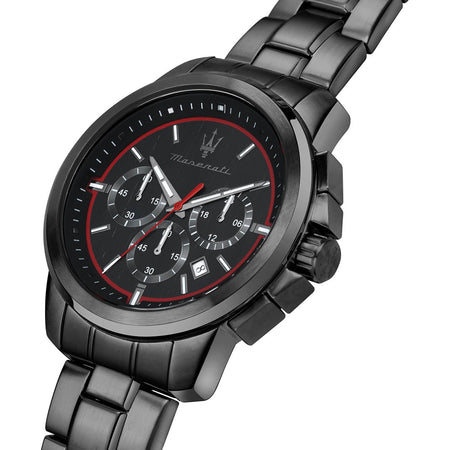 Orologio MASERATI uomo Successo cronografo brunito / nero Limited Edition