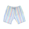 Tommy Hilfiger Pantalone Corto Uomo Pastel Stripe 1 Short Light Powdery Blue/stripe da uomo