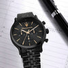 Orologio MASERATI uomo Epoca cronografo acciaio nero Limited Edition
