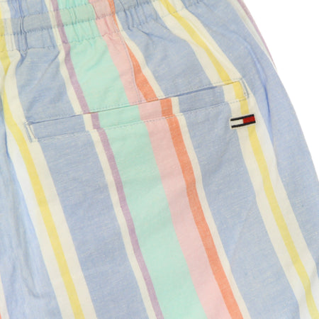 Tommy Hilfiger Pantalone Corto Uomo Pastel Stripe 1 Short Light Powdery Blue/stripe da uomo