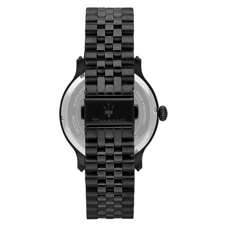Orologio MASERATI uomo Epoca datario acciaio nero Limited Edition