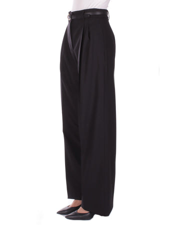 Max Mara Studio Pantaloni Nero da donna