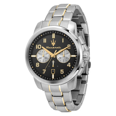 Orologio MASERATI uomo Successo cronografo acciaio / nero Limited Edition