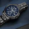 Orologio MASERATI uomo Successo Solar cronografo gun / blu Limited Edition