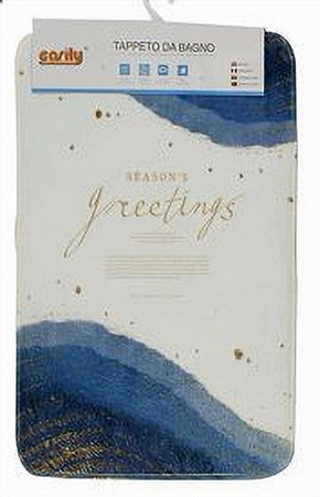 Tappeto Tappetino Tessuto Arredo Bagno Antiscivolo 40x60 Cm Fantasie Varie 79445