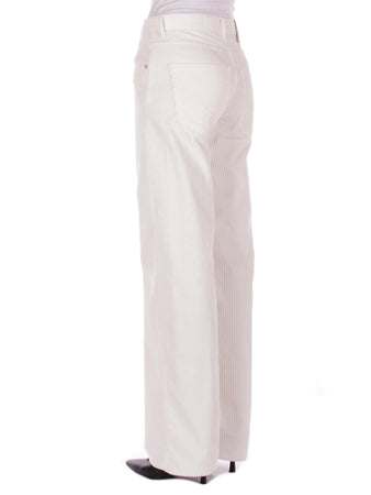 Dondup Pantaloni Panna da donna