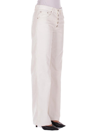 Dondup Pantaloni Panna da donna