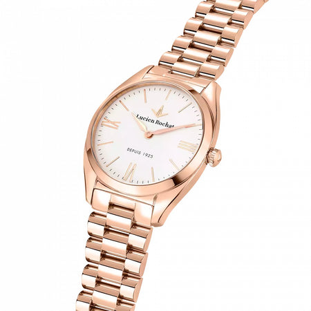 Orologio LUCIEN ROCHAT donna Mademoiselle oro rosa / bianco