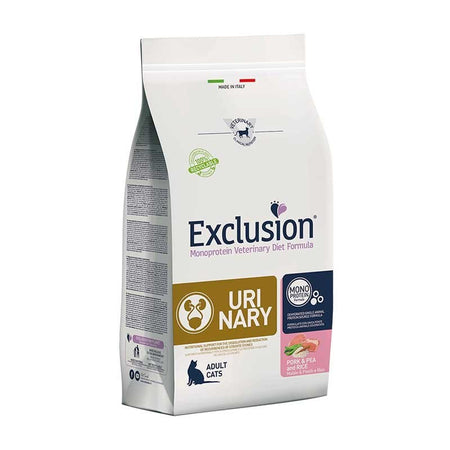 Exclusion Cat Urinary gatti adulti maiale piselli e riso