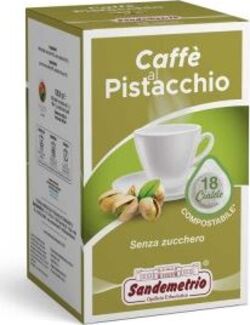 18x Cialde Caffè Al Pistacchio Sandemetri Confezione 18 Pz Senza Zucchero Cialde Di Caffè Alimentari e cura della casa/Caffè tè e bevande/Caffè/Cialde e capsule di caffè Non solo alimenti - Albano Laziale, Commerciovirtuoso.it