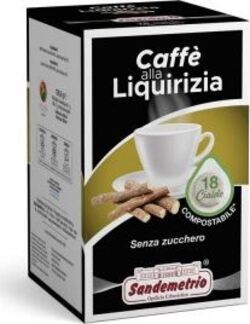 18x Cialde Caffè Alla Liquirizia Sandemetrio Confezione18 Pz Senza Zucchero Cialde Di Caffè Alimentari e cura della casa/Caffè tè e bevande/Caffè/Cialde e capsule di caffè Non solo alimenti - Albano Laziale, Commerciovirtuoso.it