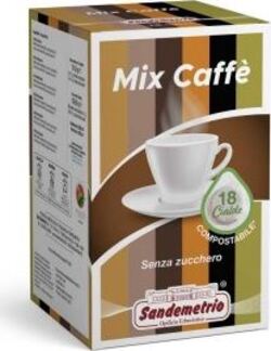 18x Cialde Caffè Mix Sandemetrio Confezione18 Pz Cialde Di Caffè Senza Zucchero Alimentari e cura della casa/Caffè tè e bevande/Caffè/Cialde e capsule di caffè Non solo alimenti - Albano Laziale, Commerciovirtuoso.it