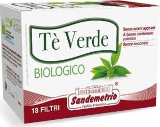 18x Infuso Tè Verde Bio Sandemetrio 18 Filtri Tè Verde Biologico Senza Aromi Aggiunti Senza Zucchero Alimentari e cura della casa/Caffè tè e bevande/Tè e tisane/Tè verde Non solo alimenti - Albano Laziale, Commerciovirtuoso.it