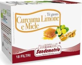 18x Infuso Te Curcuma, Limone E Miele Bio Sandemetrio Confezione 18 Filtri Alimentari e cura della casa/Caffè tè e bevande/Tè e tisane/Infusi e tisane alle erbe Non solo alimenti - Albano Laziale, Commerciovirtuoso.it