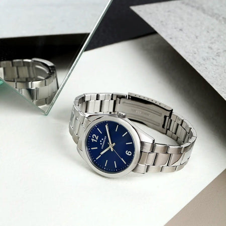 Orologio CHRONOSTAR  uomo Timeless tempo acciaio / blu