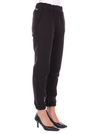 Lacoste Pantaloni Nero da donna