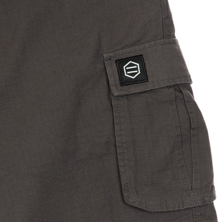 DOLLY NOIRE Pantalone Corto Uomo Short Cargo Ripstop Anthracite da uomo