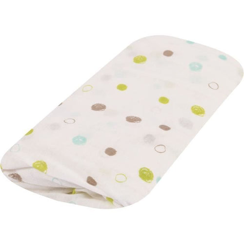 Lenzuolo con angoli - DOMIVA - 70 x 140 cm - Jersey - Stampa Pandipanda ecrù
