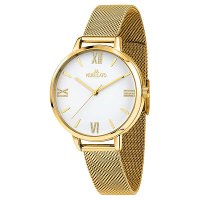 Orologio MORELLATO donna Poetica tempo mesh dorato / bianco