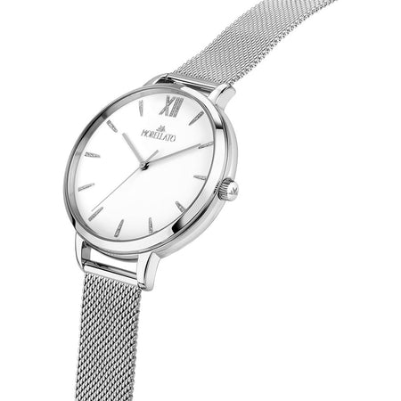 Orologio MORELLATO donna Poetica tempo mesh acciaio / bianco