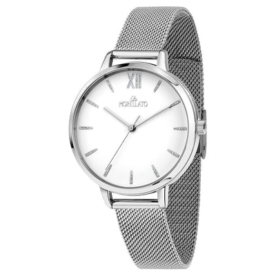 Orologio MORELLATO donna Poetica tempo mesh acciaio / bianco