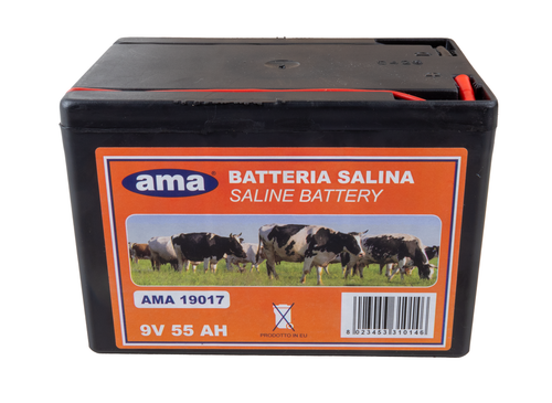 Batteria Ama in zinco carbone per recinti elettrici 9V 55A