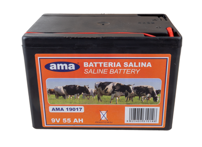 Batteria Ama in zinco carbone per recinti elettrici 9V 55A