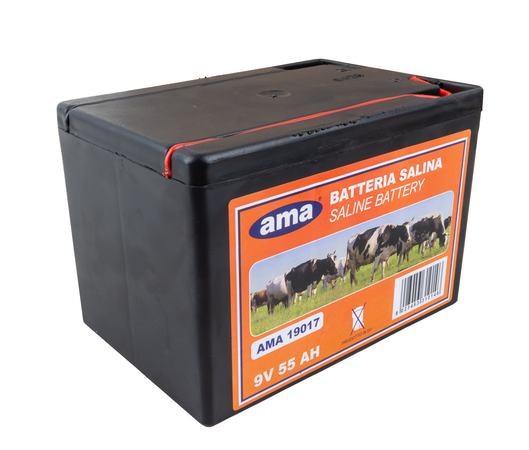 Batteria Ama in zinco carbone per recinti elettrici 9V 55A