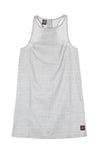 SANTA CRUZ Vestito Donna Coombe Dress Check Grey da donna