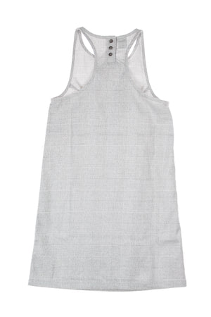 SANTA CRUZ Vestito Donna Coombe Dress Check Grey da donna
