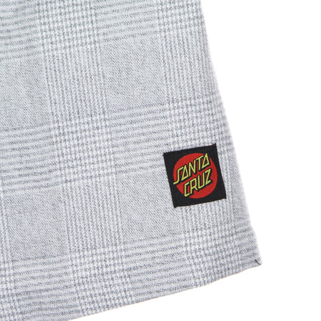 SANTA CRUZ Vestito Donna Coombe Dress Check Grey da donna