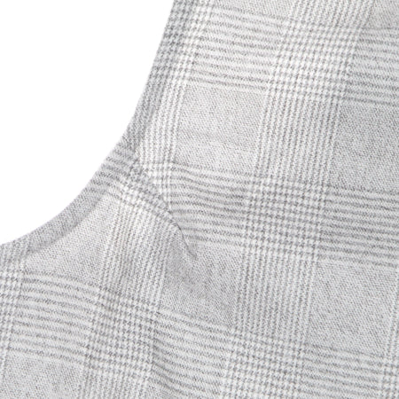 SANTA CRUZ Vestito Donna Coombe Dress Check Grey da donna