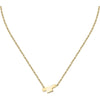 Collana TRUSSARDI donna T-Logo dorata / cristalli bianchi