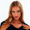 Collana TRUSSARDI donna T-Logo acciaio / cristalli bianchi