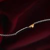 Bracciale TRUSSARDI donna T-Logo tag dorato / cristalli bianchi
